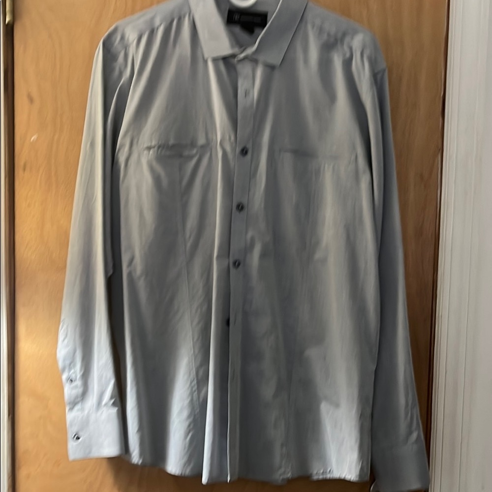 Men's Gray Dress Shirt